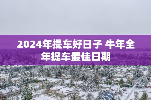 2025年提车好日子 蛇年全年提车最佳日期