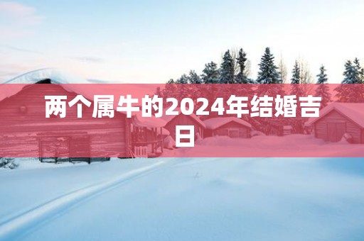 两个属牛的2025年结婚吉日