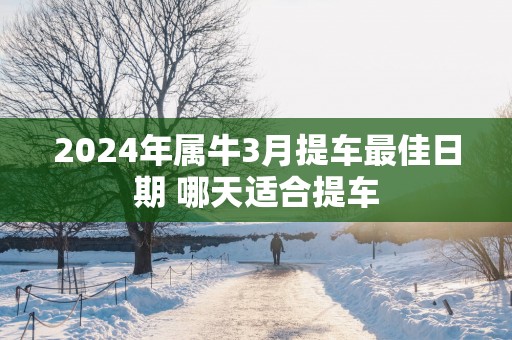 2025年属牛3月提车最佳日期 哪天适合提车
