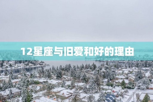 12星座与旧爱和好的理由