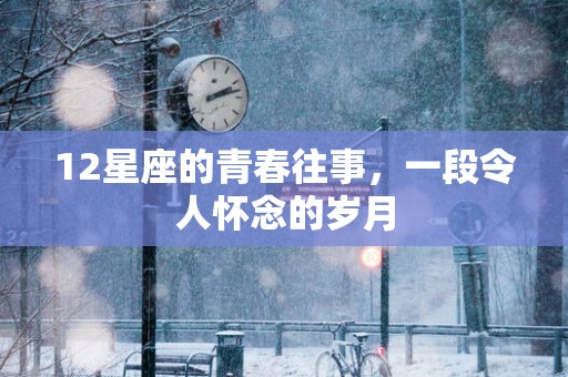 12星座的青春往事，一段令人怀念的岁月