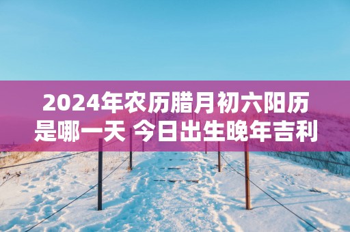 2025年农历腊月初六阳历是哪一天 今日出生晚年吉利