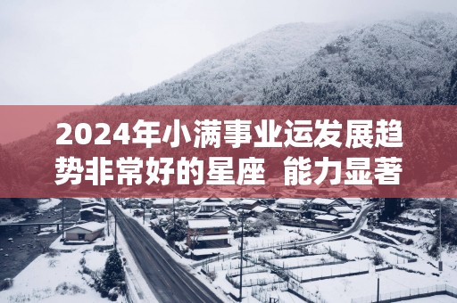 2025年小满事业运发展趋势非常好的星座  能力显著提升