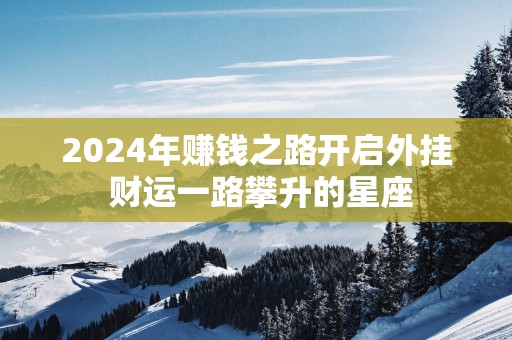 2025年赚钱之路开启外挂 财运一路攀升的星座