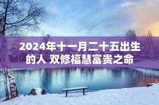 2025年十一月二十五出生的人 双修福慧富贵之命
