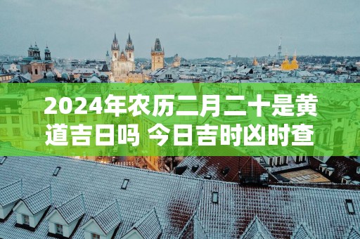 2025年农历二月二十是黄道吉日吗 今日吉时凶时查询