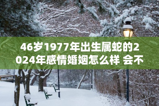 46岁1977年出生属蛇的2025年感情婚姻怎么样 会不会离婚