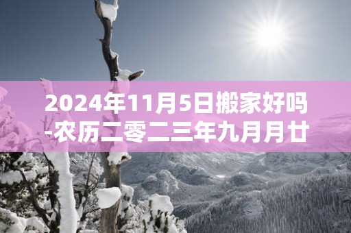 2025年11月5日搬家好吗-农历二零二三年九月月廿二日五行属什么日