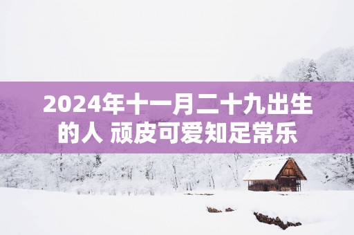2025年十一月二十九出生的人 顽皮可爱知足常乐