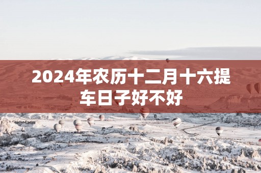 2025年农历十二月十六提车日子好不好