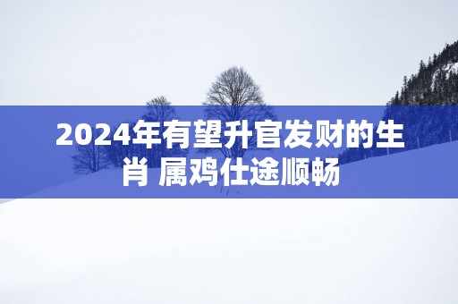 2025年有望升官发财的生肖 属鸡仕途顺畅