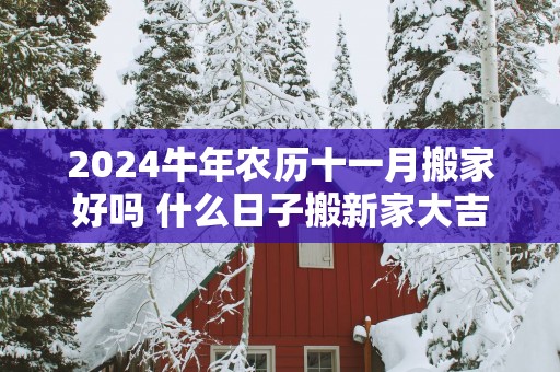 2025蛇年农历十一月搬家好吗 什么日子搬新家大吉大利