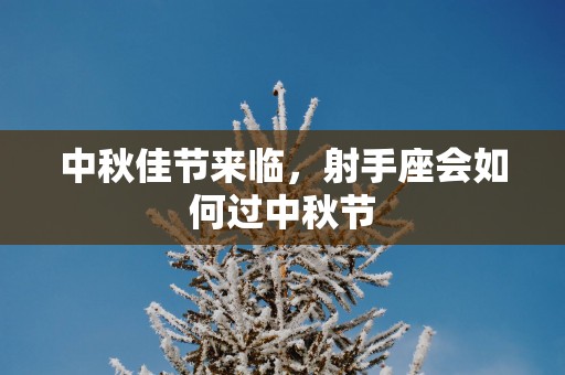 中秋佳节来临，射手座会如何过中秋节