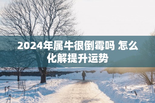 2025年属牛很倒霉吗 怎么化解提升运势