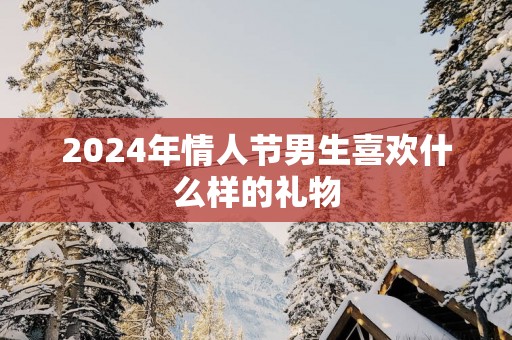 2025年情人节男生喜欢什么样的礼物