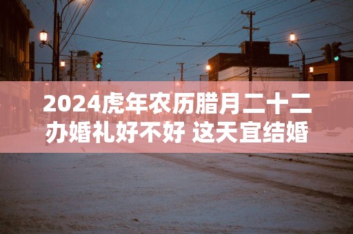 2025蛇年农历腊月二十二办婚礼好不好 这天宜结婚吗