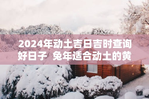 2025年动土吉日吉时查询好日子  蛇年适合动土的黄道吉日