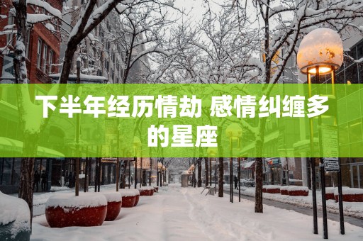 下半年经历情劫 感情纠缠多的星座