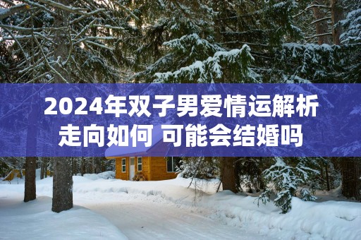 2025年双子男爱情运解析走向如何 可能会结婚吗