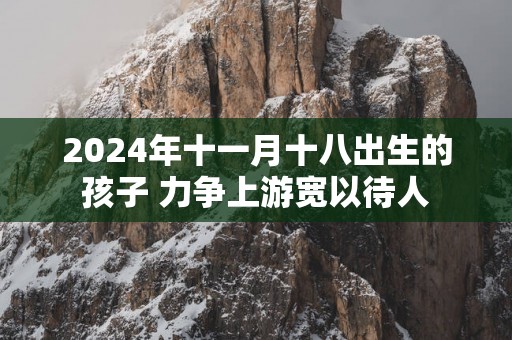 2025年十一月十八出生的孩子 力争上游宽以待人