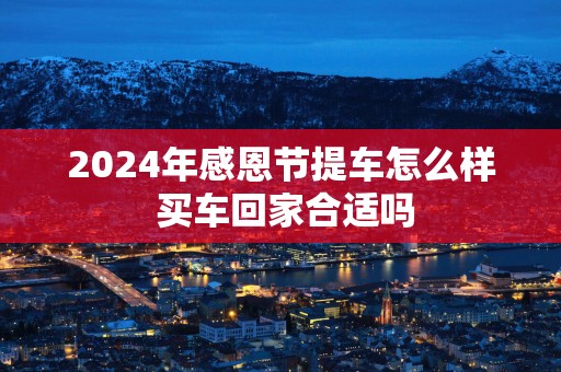 2025年感恩节提车怎么样 买车回家合适吗