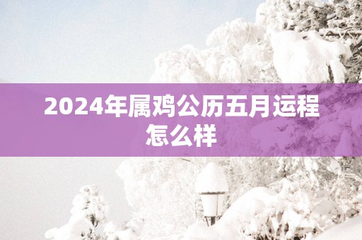 2025年属鸡公历五月运程怎么样
