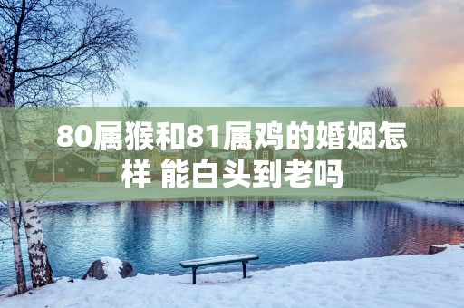 80属猴和81属鸡的婚姻怎样 能白头到老吗