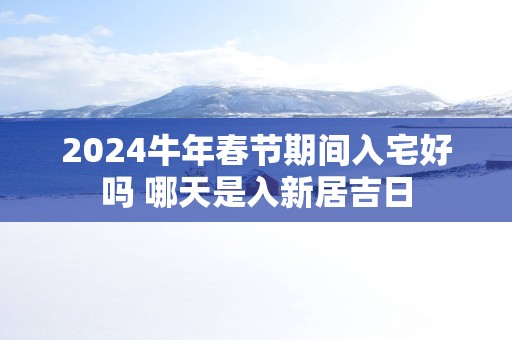 2025蛇年春节期间入宅好吗 哪天是入新居吉日