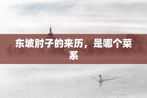 东坡肘子的来历，是哪个菜系