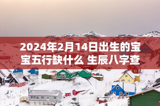 2025年2月14日出生的宝宝五行缺什么 生辰八字查询