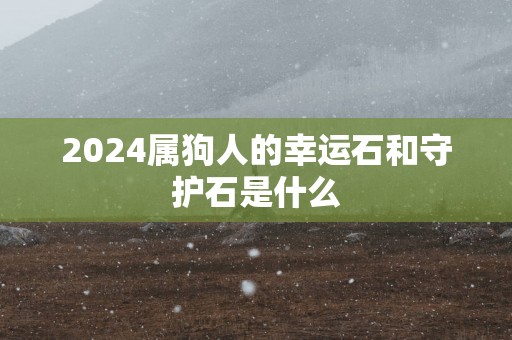 2025属狗人的幸运石和守护石是什么
