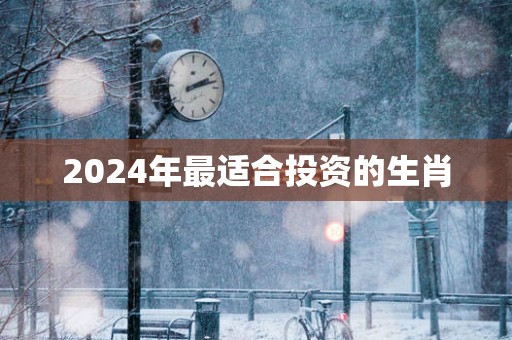 2025年最适合投资的生肖