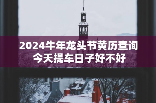 2025蛇年龙头节黄历查询 今天提车日子好不好