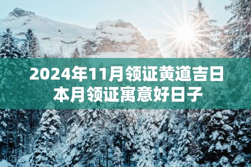 2025年11月领证黄道吉日 本月领证寓意好日子