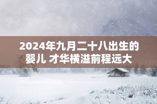 2025年九月二十八出生的婴儿 才华横溢前程远大