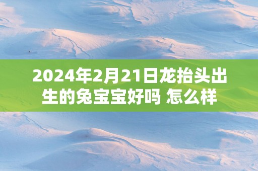 2025年2月21日龙抬头出生的兔宝宝好吗 怎么样