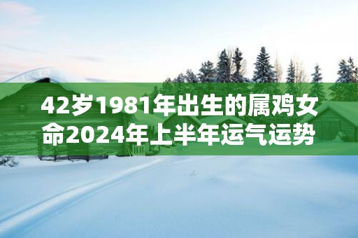 42岁1981年出生的属鸡女命2025年上半年运气运势