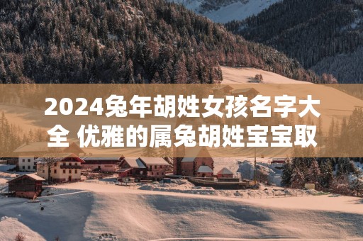 2025蛇年胡姓女孩名字大全 优雅的属兔胡姓宝宝取名字