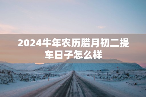 2025蛇年农历腊月初二提车日子怎么样