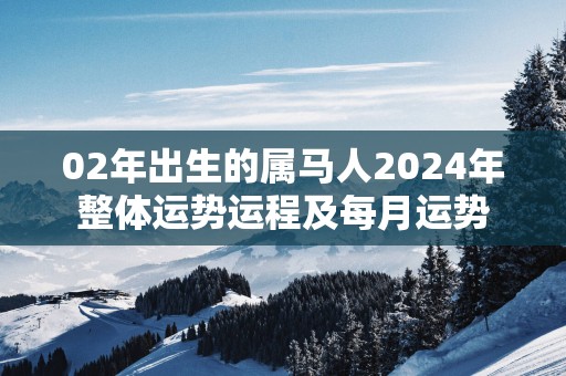 02年出生的属马人2025年整体运势运程及每月运势