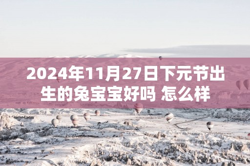2025年11月27日下元节出生的兔宝宝好吗 怎么样