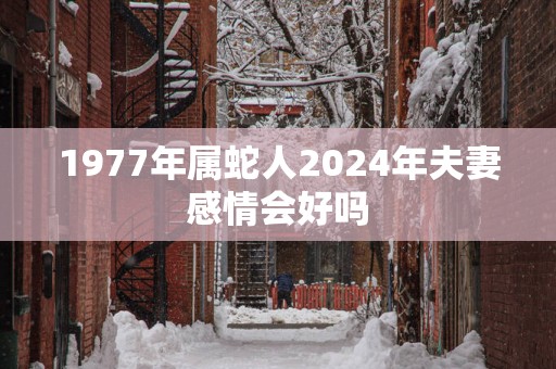 1977年属蛇人2025年夫妻感情会好吗
