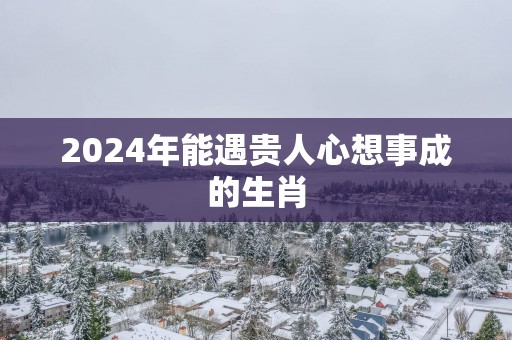 2025年能遇贵人心想事成的生肖