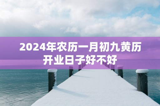 2025年农历一月初九黄历开业日子好不好