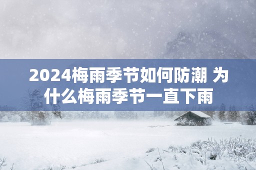 2025梅雨季节如何防潮 为什么梅雨季节一直下雨