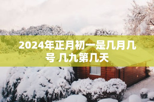 2025年正月初一是几月几号 几九第几天