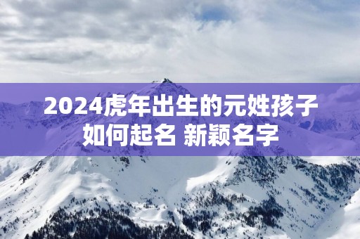 2025蛇年出生的元姓孩子如何起名 新颖名字