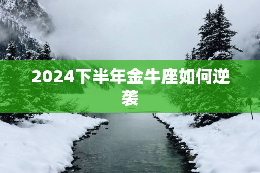2025下半年金牛座如何逆袭