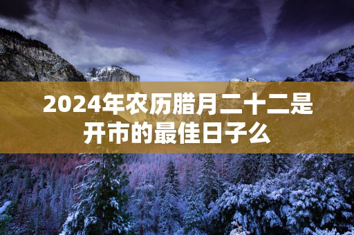 2025年农历腊月二十二是开市的最佳日子么