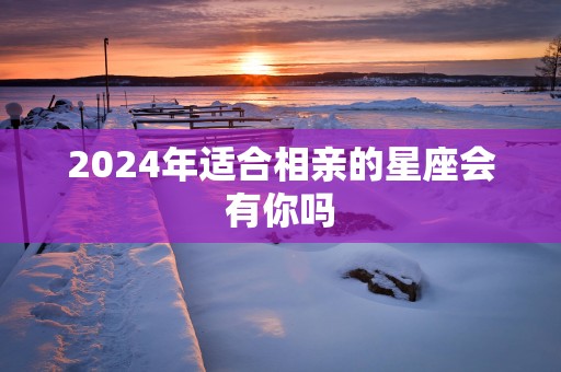 2025年适合相亲的星座会有你吗